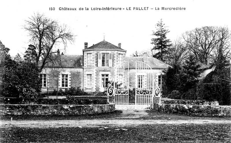 Chteau de la Mercredire  Le Pallet (Bretagne).