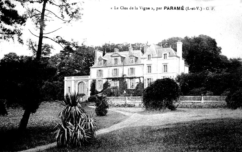 Chteau ou Manoir de Param (Bretagne).