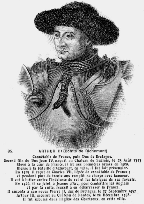Arthur III, comte de Richemont.