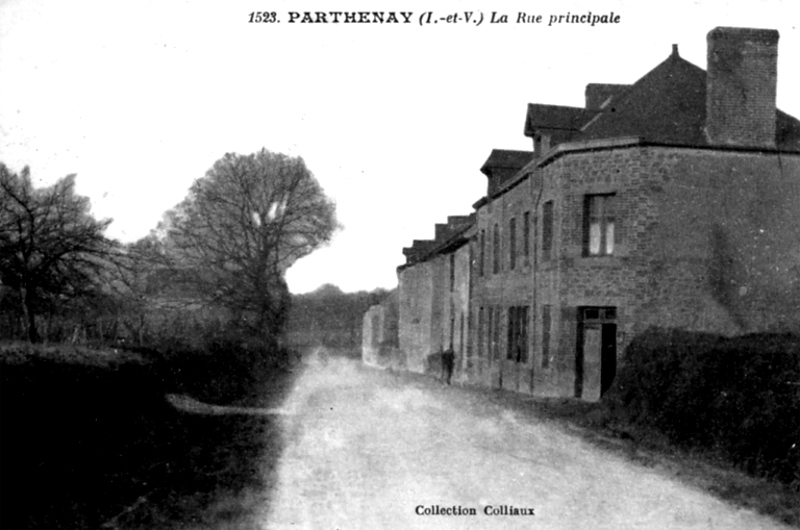 Ville de Parthenay-de-Bretagne (Bretagne).