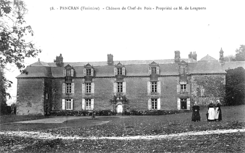 Chteau de Chef du Bois en Pencran (Bretagne).