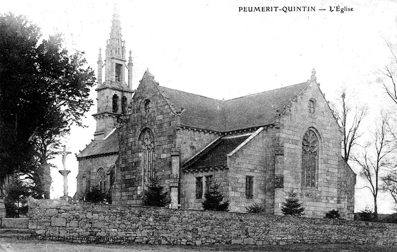 Eglise de Peumerit-Quintin (Bretagne).
