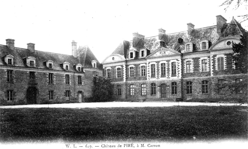 Chteau de Plessis-Gueriff  Pir-sur-Seiche (Bretagne).