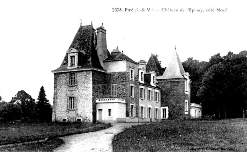 Chteau de l'Epinay  Pir-sur-Seiche (Bretagne).
