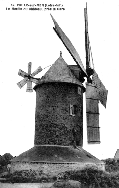 Moulin de Piriac-sur-Mer (anciennement en Bretagne).