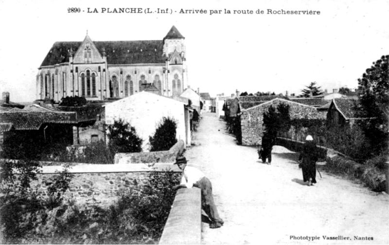 Ville de La Planche (Bretagne).