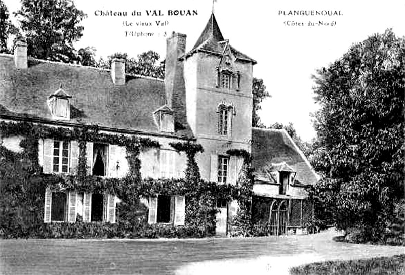Ville de Planguenoual (Bretagne) : chteau du Val-Bouan.