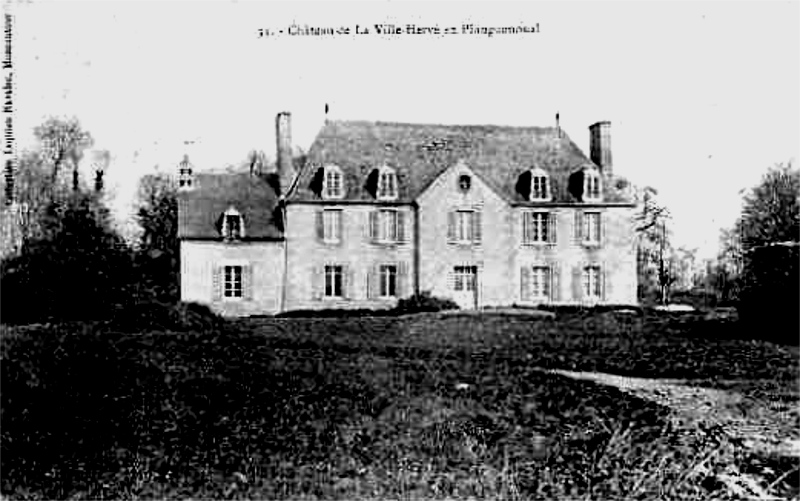 Ville de Planguenoual (Bretagne) : chteau de la Ville-Herv.