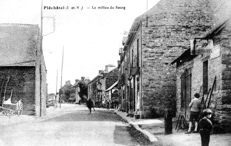 Ville de Plchtel (Bretagne).