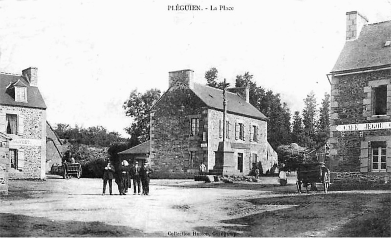 Ville de Plguien (Bretagne).