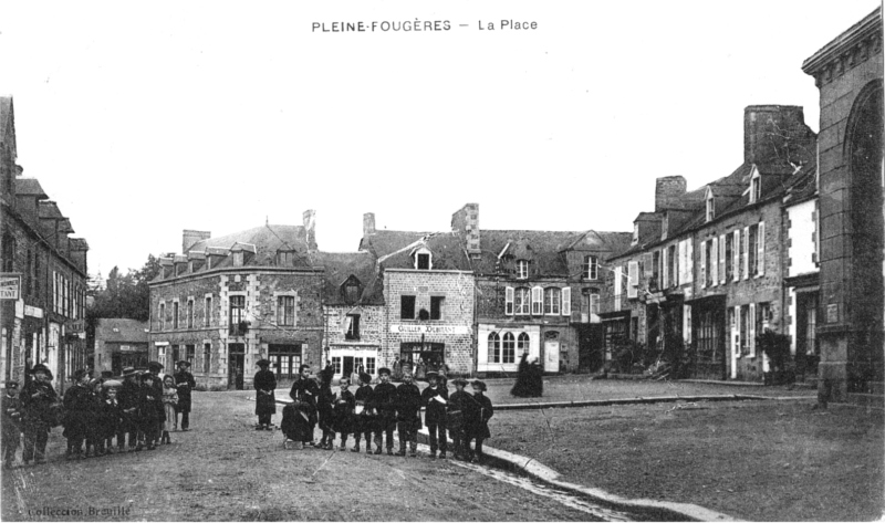 Ville de Pleine-Fougres (Bretagne).