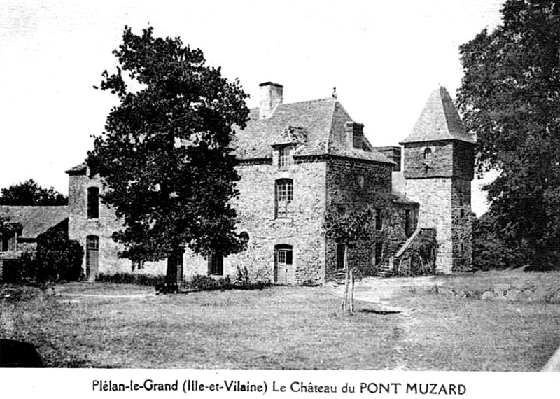 Chteau de Pllan-le-Grand (Bretagne).