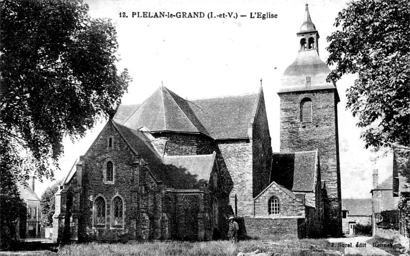 Eglise de Pllan-le-Grand (Bretagne).