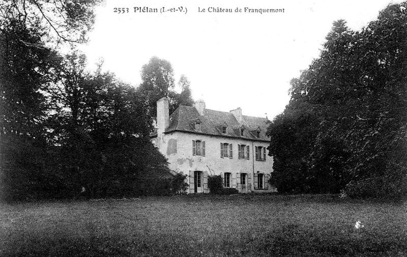 Chteau de Pllan-le-Grand (Bretagne).