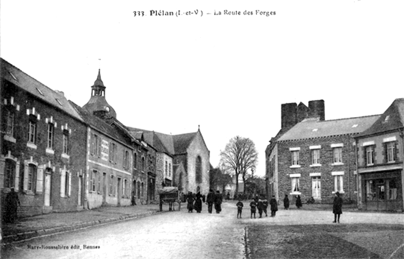 Ville de Pllan-le-Grand (Bretagne).