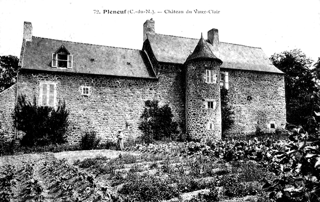 Ville de Plneuf-Val-Andr (Bretagne) : chteau de Vauclair.