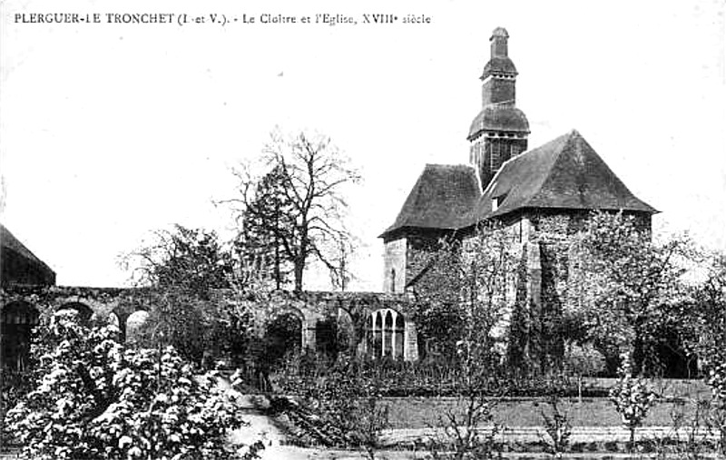 L'abbaye du Tronchet  Plerguer (Bretagne).