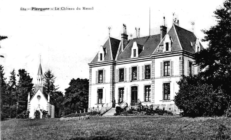 Chteau du Haut-Mesnil  Plerguer (Bretagne).