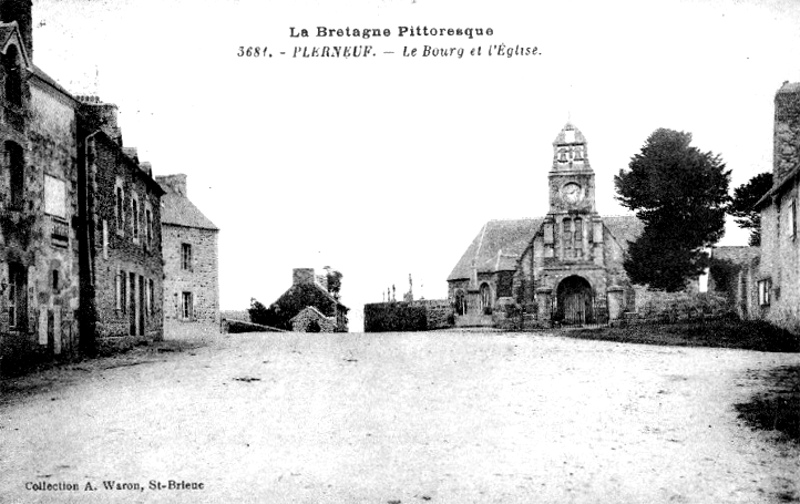 Ville de Plerneuf (Bretagne).