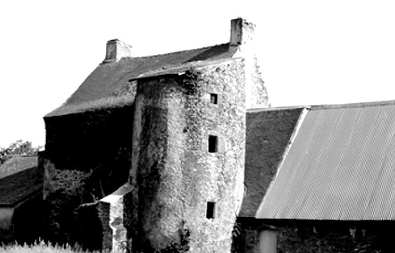 L'ancien manoir du Grand Moustoir, avant sa restauration  Plescop (Bretagne).