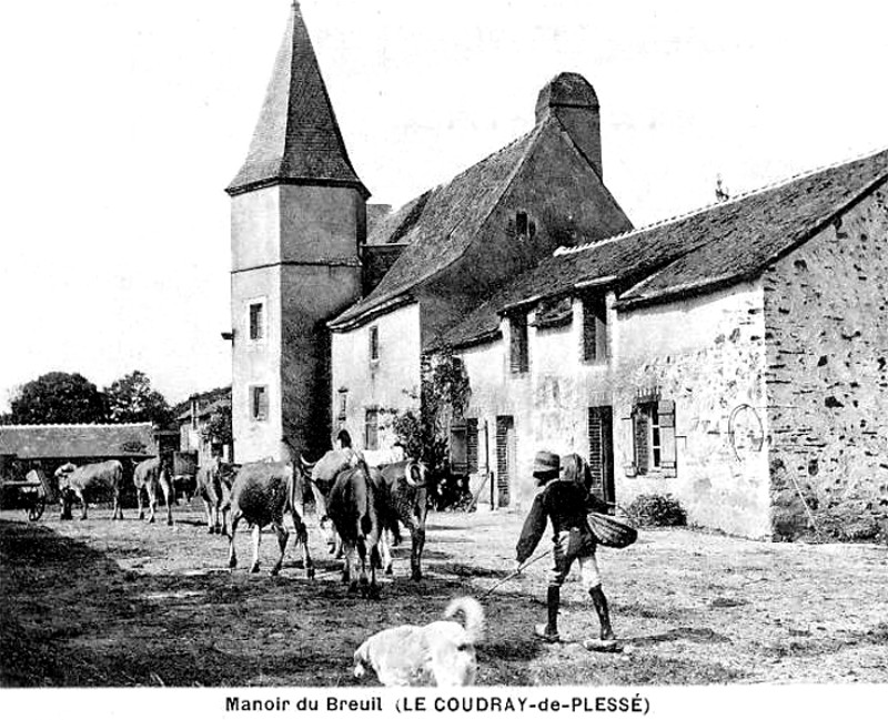 Manoirdu Breuil en Coudray de Pless (anciennement en Bretagne).