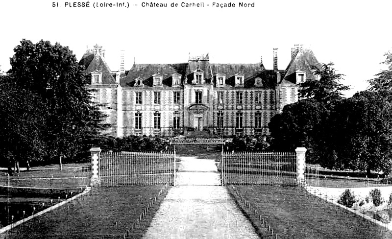 Chteau de Carheil en Pless (anciennement en Bretagne).