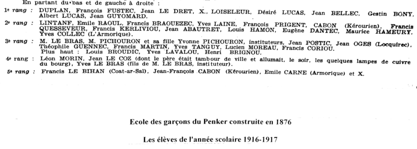 Plestin-les-Grves (Bretagn) : cole du Penker.
