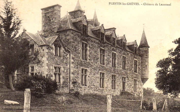 Plestin-les-Grves (Bretagne) : chteau de Lezormel
