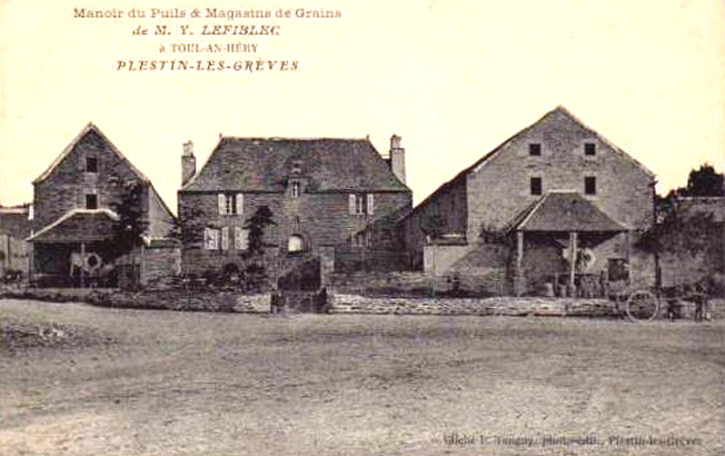 Plestin-les-Grves (Bretagne) : manoir le Puilh
