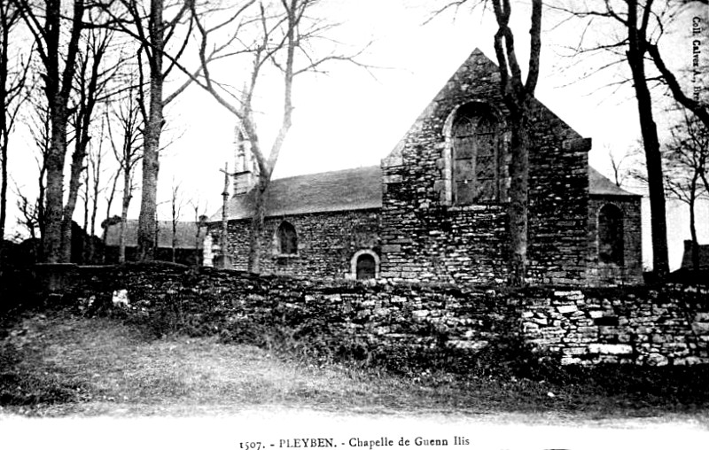 Chapelle de Guenily ou de Guern-Ilis-Penity à Pleyben (Bretagne).
