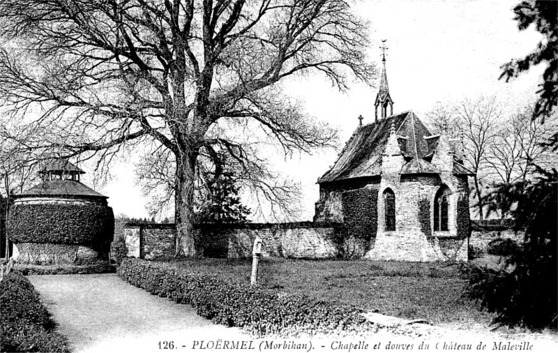La chapelle du chteau de Malleville  Plormel (Bretagne)