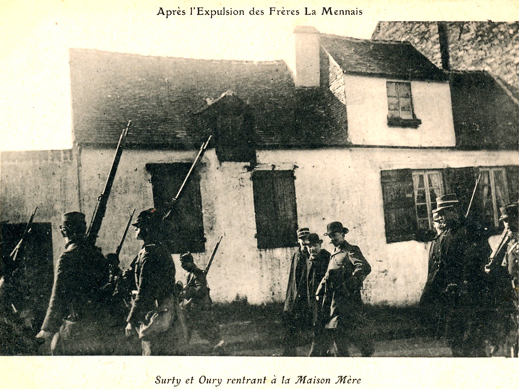 Expulsion des Frères de Ploërmel (Bretagne)