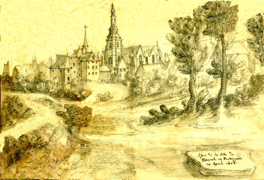 Ploërmel (Bretagne) en 1626