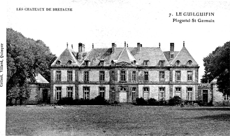 Chteau de Plogastel-Saint-Germain (Bretagne).