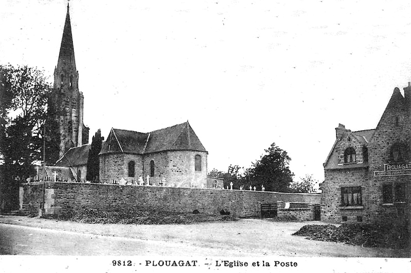 Eglise de Plouagat (Bretagne).