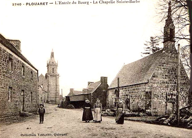 Plouaret (Bretagne) : chapelle Sainte-Barbe