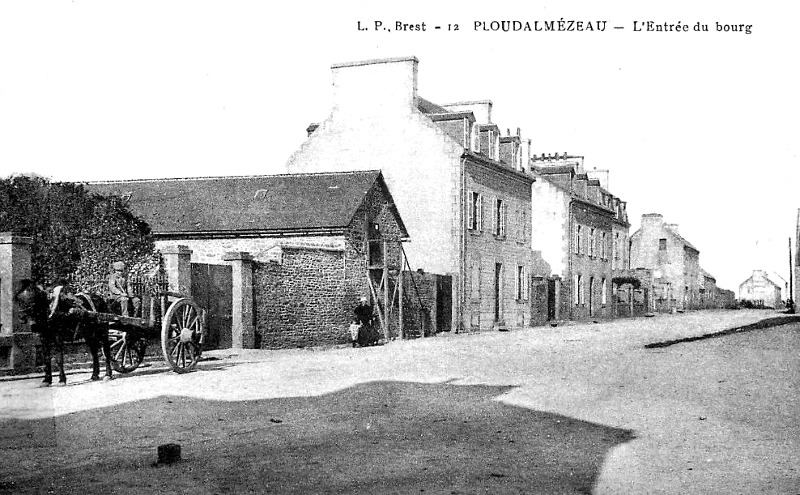 Ville de Ploudalmzeau (Bretagne).
