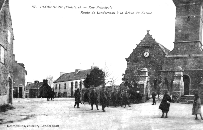 Ville de Ploudern (Bretagne).