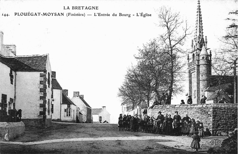 Ville de Plougat-Moysan (Bretagne).