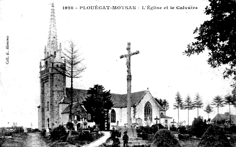 Eglise de Plougat-Moysan (Bretagne).