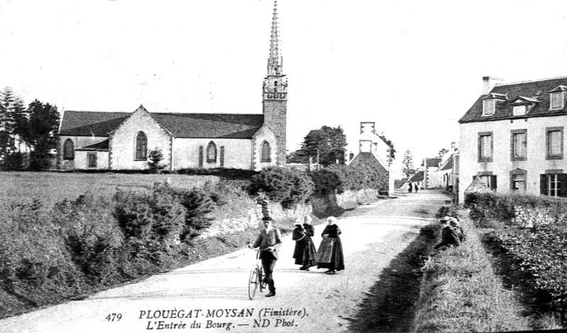 Ville de Plougat-Moysan (Bretagne).