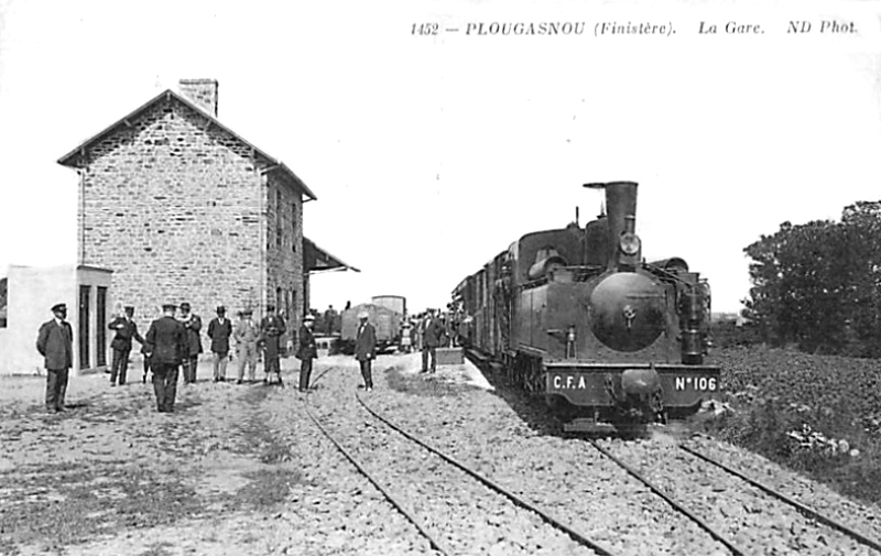 Gare de Plougasnou (Bretagne).