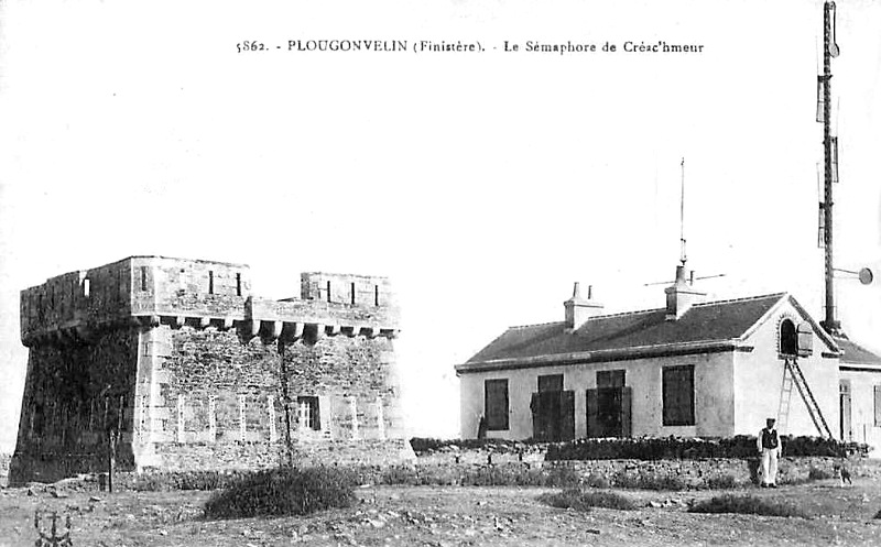Smaphore de Plougonvelin (Bretagne).