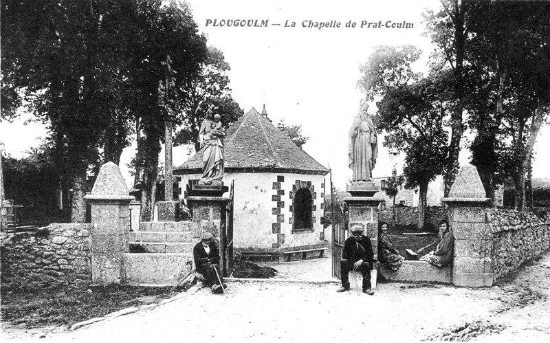 Chapelle de Prat-Coulm  Plougoulm (Bretagne).