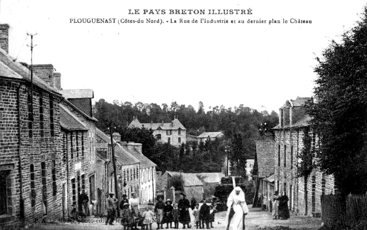 Ville de Plouguenast (Bretagne).