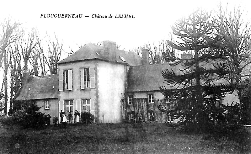 Chteau de Lesmel  Plouguerneau (Bretagne).