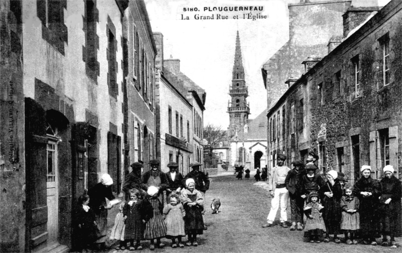 Ville de Plouguerneau (Bretagne).