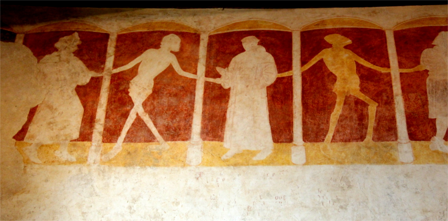 Danse macabre de la chapelle Kermaria-an-Iskuit de Plouha (Bretagne)