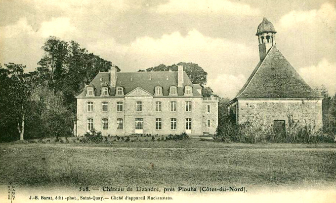 Plouha (Bretagne) : chteau de Lizandr.