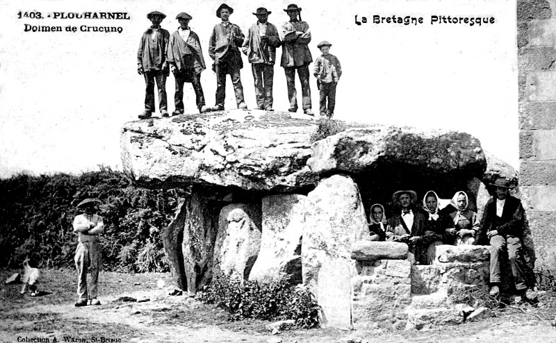 Dolmen de Crucuno  Plouharnel (Bretagne).
